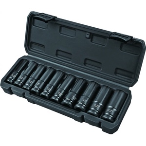 Topmaster Professional Вложки ударни удължени 1/2"Dr сет 10бр 10-24mm Cr-Mo TMP (338803)