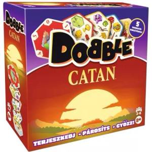 Gémklub Dobble: настолна игра „Катан - на унгарски език (ASM34736)