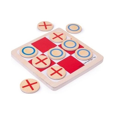 Bigjigs Toys dřevěné piškvorky kostky