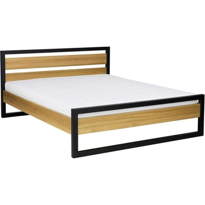 Nábytek z lesa Loft 02 dubový masiv černý kov