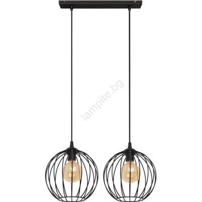 Helam Полилей на въже MERCURE 2xE27/15W/230V (HE0994)