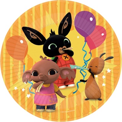 Amscan Papírové talířky Bing 23 cm – Sleviste.cz