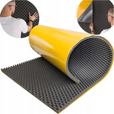 Samolepicí akustická pěna VLNA 3 cm - 2 m2