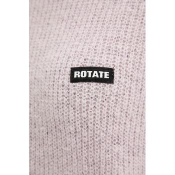 ROTATE Пуловер с вълна Rotate в розово от лека материя 114278191 (114278191)