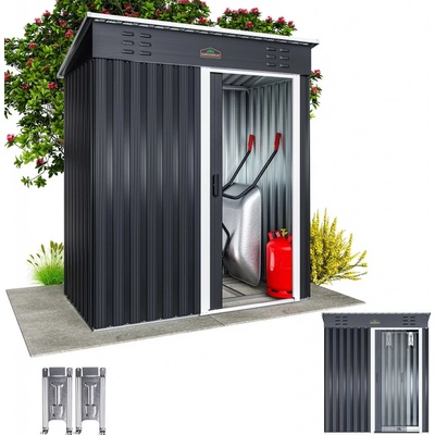 Deuba Zahradní domek A0 182 x 165 x 85 cm antracit – Hledejceny.cz