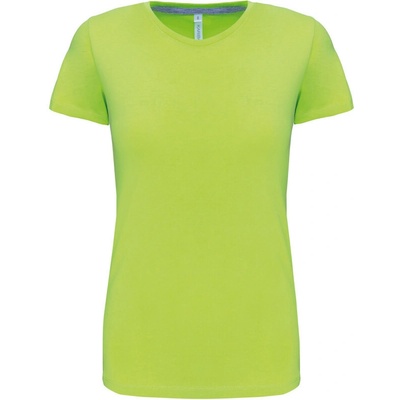 Kariban Tričko K380 krátký rukáv dámské COT-20K38012202 Zelená lime