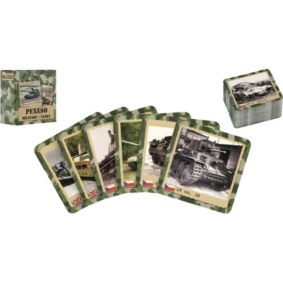 Pexeso Military Tanky 80 kartiček