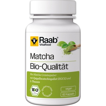 Raab Vitalfood Био матча и зелен чай на капсули - 60 капсули