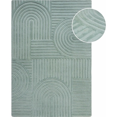 Flair Rugs Solace Zen Garden Duck Egg Zelená