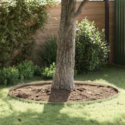 vidaXL Ограда за трева 4 pcs Сребрист 450 x 0, 05 x 10 см (868019)