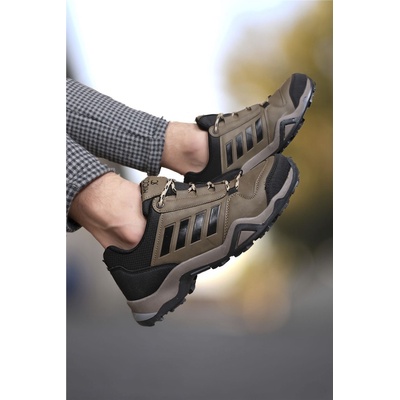 Riccon Мъжки туристически обувки 0012189 - Визон с Черен #325453 (325453_Визон)