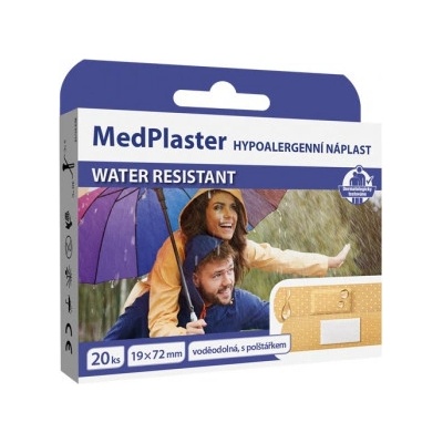 MedPlaster náplasť water resistant 20 ks