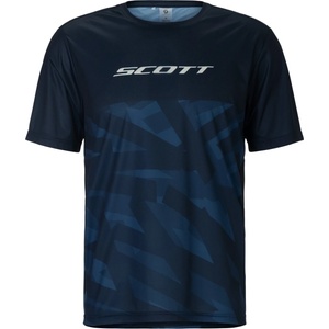 Scott Фланелка с къс ръкав за колоездене Scott Tee Vertic Lt S/S Cycling jersey - Dark Blue (056-4080-0311)