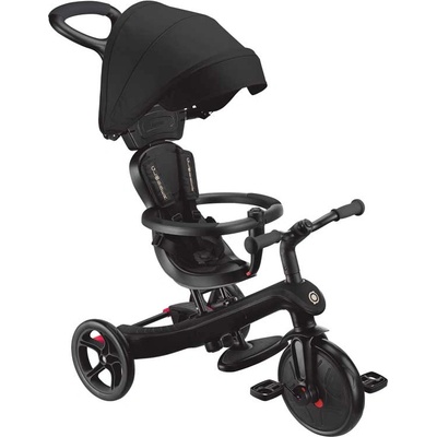 Globber Триколка 4 в 1 globber explorer trike със сенник, черна (634-120)