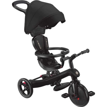 Globber Триколка 4 в 1 globber explorer trike със сенник, черна (634-120)