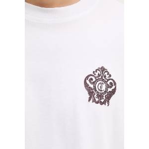 Just Cavalli Памучна тениска (80OAHE15.CJ110) - answear - 117,33 лв