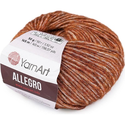Pletací příze Allegro 50 g Varianta: 8 (720) rezavá stř., Balení: 1 ks 61634/160050/286164
