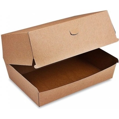 Papírový burger box PLUS 23x16x10cm (50ks) Wimex