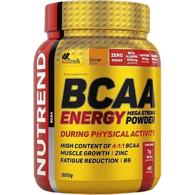 Nutrend BCAA Energy Mega Strong [500 грама] Портокал