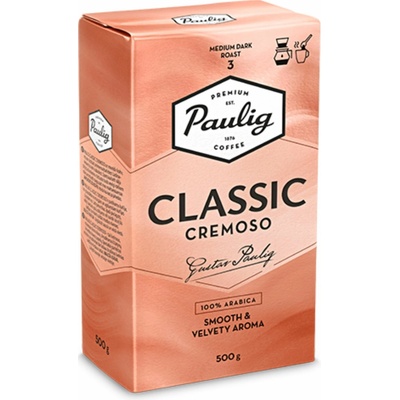 Paulig Classic Cremoso mletá káva 0,5 kg