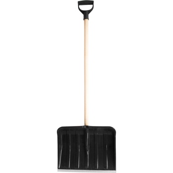 PALISAD Лопата за сняг пластмасова, 410x320x1230 мм, дървена дръжка// Palisad 616717 (616717)