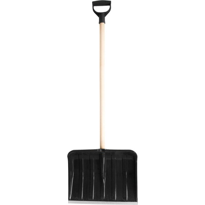 PALISAD Лопата за сняг пластмасова, 410x320x1230 мм, дървена дръжка// Palisad 616717 (616717)