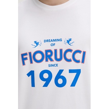 Fiorucci Памучна тениска Fiorucci White Dreaming 1967 Print Boxy Fit T-Shirt в бяло с принт M02SMTSH103CJ01WH08 (M02SMTSH103CJ01WH08)