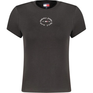 Tommy Hilfiger Дамска тениска с къс ръкав tommy hilfiger, Размер m, Цвят Черен (dw0dw22807_nebds)