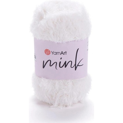 Yarn Art příze Mink 330 přírodní bílá