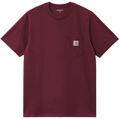 Carhartt WIP Pocket S/S vínová