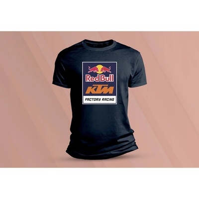 Sandratex dětské bavlněné tričko Red Bull KTM. tmavě šedá