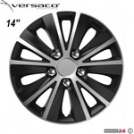 Versaco Тасове за джанти 14'' Versaco Rapid NC Silver / Black