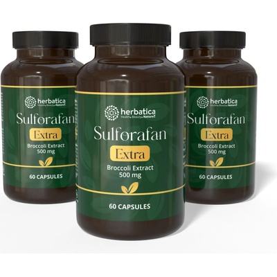 Herbatica Sulforafan EXTRA extrakt z brokolice 500 mg, 60 kapslí