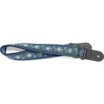 Stagg Колан за китара плетен STAGG Jimi pattern, син