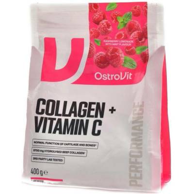 OstroVit Collagen + vitamin C broskev 400 g