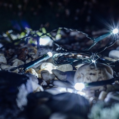 DECOLED LED svetelná reťaz Hobby Line, 4 m, ľadovo biela, 32 diód