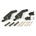 HELION Rear Wing Mount Set (Helion Dominus TR) HLNA0203 Стойка за тръги задно крило (HLNA0203)