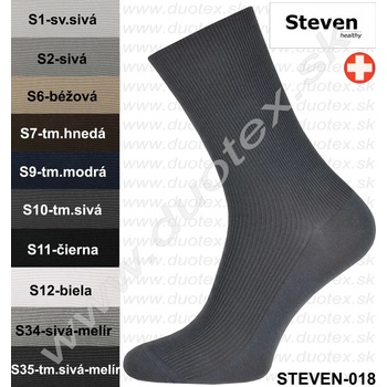 Steven Zdravotné ponožky 018 S11 čierna