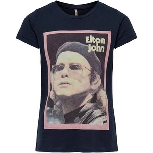 ONLY x Elton John Printed Tee Navy - dress4less