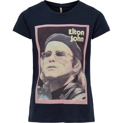 ONLY Elton John Printed Tee Navy - 134-140