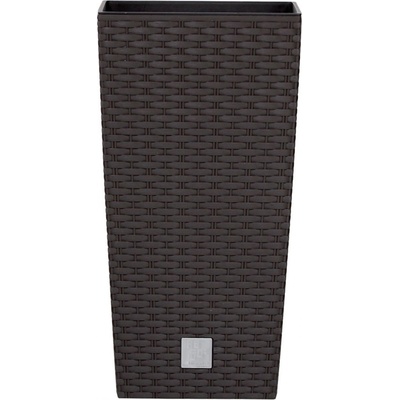 Prosperplast Kvetináč s vkladom Rato Square 22,5 cm umbra