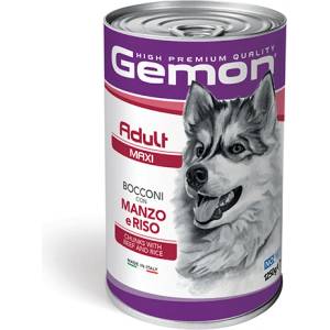  Консерва Gemon Adult Maxi Beef& Rice - 15кг