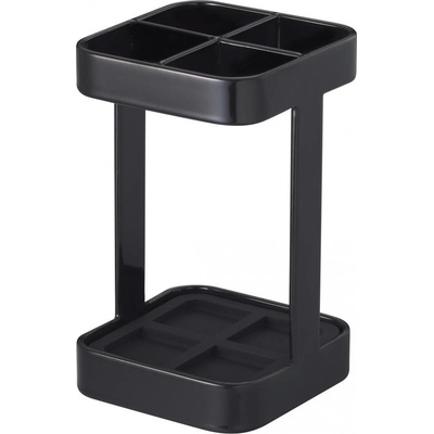 Stojan na kefky Yamazaki Tower Slim, čierny