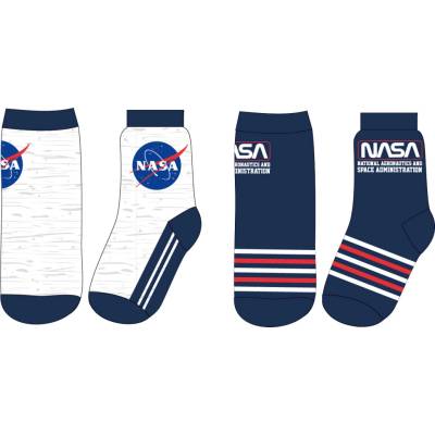 Nasa Chlapčenské ponožky šedá tmavo modrá