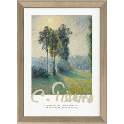 Obraz v ráme Pissaro, 75 × 56 cm, OB-22739