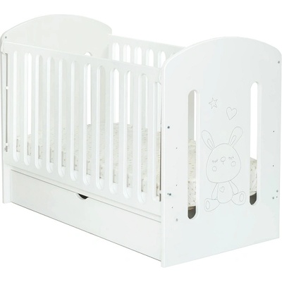 Дейзи Н Бебешка кошара от МДФ Sofia боядисана решетка с фиксирани ламели