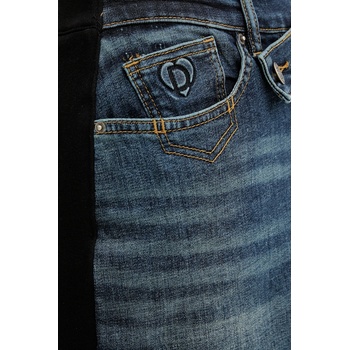 Desigual Дънкова пола Desigual TWISTED в тъмносиньо среднодълга с кройка тип молив 25WWFD03 (25WWFD03)