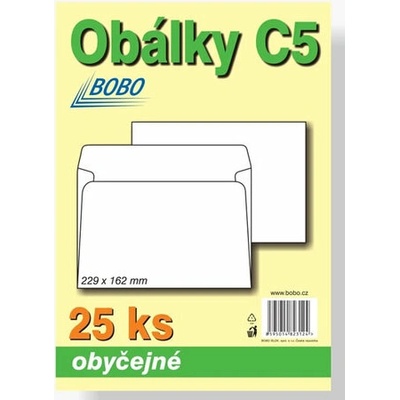 Obálky C5 obyčejné (bal.25ks)