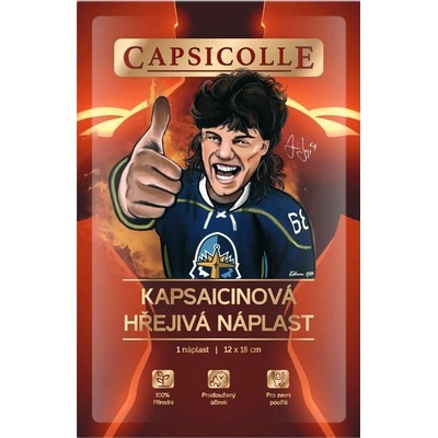 Tým pro farmacii capsicolle Kapsaicinová hřej.náplast 12 x 18 cm 50 ks