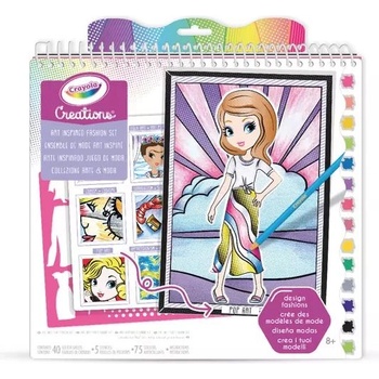 Crayola Creations: Комплект за рисуване Изкуство в модата (26200)